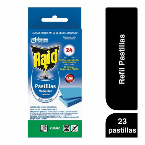 INSECTIC RAID ELECT 24DISP 24PAS RPTO